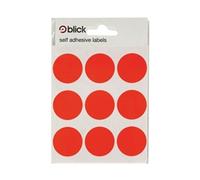 Blick Coloured Labels in Bags Round 29mm Dia 36 Per Bag Red (720 Pack)