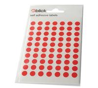 Blick Label 490PC X 8MM Dia Red 003250