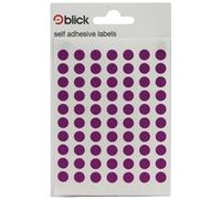 Blick Labels, Purple, Self Adhesive Stickers, Coloured Dot, Circles, 8mm, 490 Labels, for Home, Office, Family, School, Holiday Calendar Organising, Planner, Rewards Chart, Colour Coding