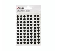 Blick Coloured Lbls 8MM Black PK9800