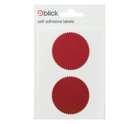 Blick Company Seal 50mm Diameter Red 8/Dispenser Pack of 160 RS014652