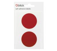 Blick Company Seal 50mm Diameter Red 8 Per Dispenser (160 Pack) RS014652