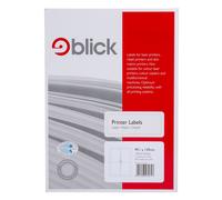 Blick Labels Rectangular 99.1mm x 139mm White - 4 per Sheet, 100 Sheets (400 Labels)