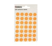 Blick Labels, Fluorescent Orange, Self Adhesive Stickers, Coloured Dot, Circles, 13mm, 140 Labels, for Home, Office, Family, School, Holiday Calendar Organising, Planner, Rewards Chart, Colour Coding