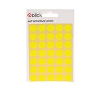 Blick Self-adhesive Round Labels, Fluorescent Yellow, 13MM Diameter (- you get 5
