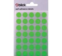 Blick Fluorescent Green 13mm Round Labels (Pack Of 2800)