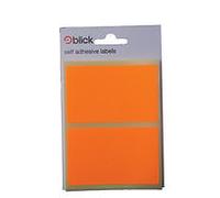 Blick Fluorescent Labels in Bags 50x80mm 8 Per Bag Orange (160 Pack)