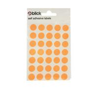 Blick Fluorescent Labels in Bags Round 13mm Dia 140 Per Bag Orange (Pack of 2800) RS004356