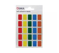 Blick RS00625 12mm x 18mm Label Bag - Assorted