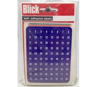 Blick Labels, Assorted, 3 Colours, Self Adhesive Stickers, 1 to 160 Numbers, 8mm, 480 Labels, for Home, Office, Family, School, Holiday Calendar Organising, Planner, Rewards Chart, Colour Coding
