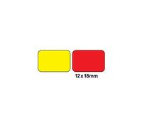 Blick Coloured Labels in Bags 12x18mm 120 Per Bag Assorted (Pack of 2400) RS006251