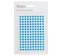 Blick Labels, Blue, Self Adhesive Stickers, Coloured Dot, Circles, 5mm, 980 Labels, for Home, Office, Family, School, Holiday Calendar Organising, Planner, Rewards Chart, Colour Coding