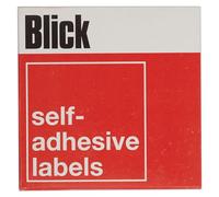 Blick Labels, Blue, Self Adhesive Stickers Dispenser Pack, Rectangular, 16mm x 22mm, 1440 Labels, for Home, Office, Family, School, Letters, Address