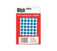 Blick Labels, Blue, Self Adhesive Stickers Office Pack, Coloured Dot, Circles, 13mm, 2240 Labels, for Home, Office, Family, School, Holiday Calendar Organising, Planner, Rewards Chart, Colour Coding