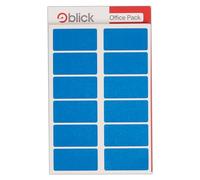 Blick Labels, Blue, Self Adhesive Stickers Office Pack, Rectangular, 25mm x 50mm, 320 Labels, for Home, Office, Family, School, Letters