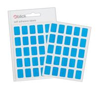 Blick Labels, Blue, Self Adhesive Stickers, Rectangular, 12 x 18mm, 175 Labels, for Home, Office, Family, School, Holiday Calendar Organising, Planner, Rewards Chart, Colour Coding