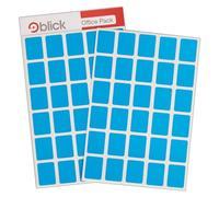 Blick Labels, Blue, Self Adhesive Stickers, Rectangular, 19mm x 25mm, 960 Labels, for Home, Office, Family, School, Letters