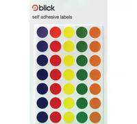 Blick Labels Circles Assorted 13mm 140 Labels x20 (Pack 2800) - RS004950