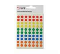 Blick Labels Circles Assorted 8mm 350 Labels x20 (Pack 7000) - RS003656