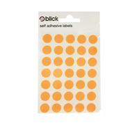 Blick Labels Circles Fluorescent Orange 13mm 140 Labels x20 (Pack 2800) - RS004356