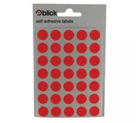 Blick RS00455 13mm Fluo Label Bag - Red