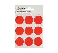 Blick Labels Circles Fluorescent Red 29mm 36 Labels x20 (Pack 720) - RS005155