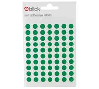 Blick Labels Circles Green 8mm 490 Labels x20 (Pack 9800) - RS002659