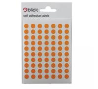 Blick Labels Circles Orange 8mm 490 Labels x20 (Pack 9800) - RS002857