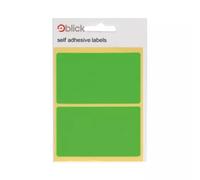 Blick Labels Fluorescent Green 50x80mm 8 Labels x20 (Pack 160) - RS010654