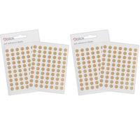 Blick Labels, Gold, Self Adhesive Stickers, Coloured Dot, Circles, 8mm, 490 Labels, for Home, Office, Family, School, Holiday Calendar Organising, Planner, Rewards Chart, Colour Coding (Pack of 2)