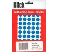 Blick Labels, Green, Self Adhesive Stickers Office Pack, Coloured Dot, Circles, 13mm, 2240 Labels, for Home, Office, Family, School, Holiday Calendar Organising, Planner, Rewards Chart, Colour Coding