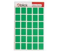Blick Labels, Green, Self Adhesive Stickers Office Pack, Rectangular, 19mm x 25mm, 960 Labels, For Home, Office, Family, School, Letters