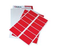 Blick Labels in Office Packs 25mmx50mm Red (320 Pack)