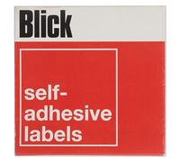 Blick Labels, Orange, Self Adhesive Stickers Dispenser Pack, Rectangular, 12mm x 18mm, 1792 Labels, for Home, Office, Family, School, Letters, Address