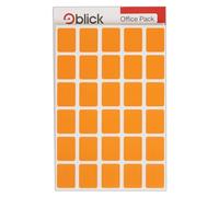 Blick Labels, Orange, Self Adhesive Stickers Office Pack, Rectangular, 19mm x 25mm, 960 Labels, For Home, Office, Family, School, Letters