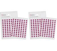 Blick Labels, Purple, Self Adhesive Stickers, Coloured Dot, Circles, 8mm, 490 Labels, for Home, Office, Family, School, Holiday Calendar Organising, Planner, Rewards Chart, Colour Coding (Pack of 2)