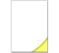 Blick Labels, White, 16 Per Sheet 100 Sheets, Rectangular, 100mm x 34mm, 1600 Labels, for Home, Office, Family, School