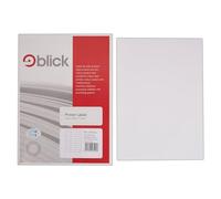 Blick Labels, White, 30Up, Rectangular, 70mm x 29.7mm, 3000 Labels, for Home, Office, Family, School