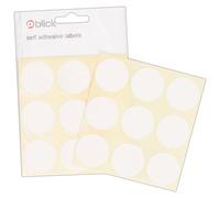 Blick Labels, White, Self Adhesive Stickers, Coloured Dot, Circles, 29mm, 63 Labels, for Home, Office, Family, School, Holiday Calendar Organising, Planner, Rewards Chart, Colour Coding
