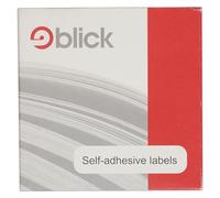 Blick Labels, White, Self Adhesive Stickers Dispenser Pack, Rectangular, 12mm x 30mm, 1200 Labels, for Home, Office, Family, School, Holiday Calendar Organising, Planner, Rewards Chart, Colour Coding