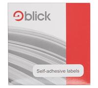 Blick Labels, White, Self Adhesive Stickers Dispenser Pack, Rectangular, 16mm x 22mm, 1440 Labels, For Home, Office, Family, School, Holiday Calendar Organising, Planner, Rewards Chart, Colour Coding