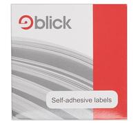 Blick Labels, White, Self Adhesive Stickers Dispenser Pack, Rectangular, 19mm x 25mm, 1200 Labels, For Home, Office, Family, School, Holiday Calendar Organising, Planner, Rewards Chart, Colour Coding
