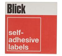 Blick Labels, White, Self Adhesive Stickers Dispenser Pack, Rectangular, 19mm x 38mm, 800 Labels, for Home, Office, Family, School, Holiday Calendar Organising, Planner, Rewards Chart, Colour Coding