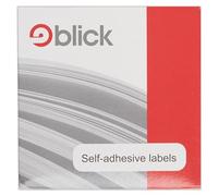 Blick Labels, White, Self Adhesive Stickers Dispenser Pack, Rectangular, 24mm x 37mm, 640 Labels, for Home, Office, Family, School, Holiday Calendar Organising, Planner, Rewards Chart, Colour Coding