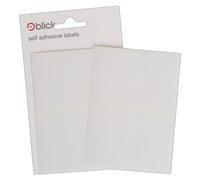 Blick Labels, White, Self Adhesive Stickers, Rectangular, 13mm x 50mm, 70 Labels, for Home, Office, Family, School