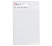 Blick Labels, White, Self Adhesive Stickers, Rectangular, 19mm x 38mm, 70 Labels, for Home, Office, Family, School, Letters, Address