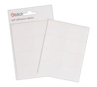 Blick Labels, White, Self Adhesive Stickers, Rectangular, 25mm x 40mm, 56 Labels, for Home, Office, Family, School