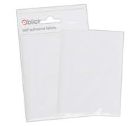 Blick Labels, White, Self Adhesive Stickers, Rectangular, 25mm x 75mm, 28 Labels, for Home, Office, Family, School, Letters, Address
