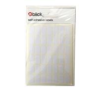 Blick Labels, White, Self Adhesive Stickers, Rectangular, 9mm x 16mm, 294 Labels, for Home, Office, Family, School, Letters, Address