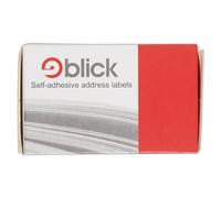 Blick Labels, White, Self Adhesive Stickers, Typist, Address Label, 36mm x 89mm, 250 Labels, For Home, Office, Family, School, Letters